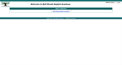 Desktop Screenshot of library.bsbacademy.com